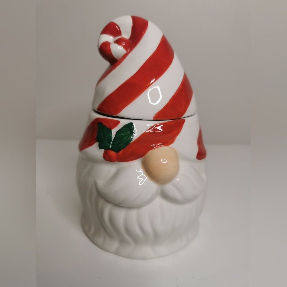 Ceramic Christmas Gnome Candle